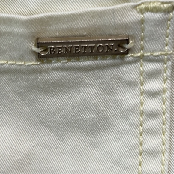 Stile Bennetton, Light Yellow Women’s Pants Small Spring Travel Work Casual - Picture 6 of 11